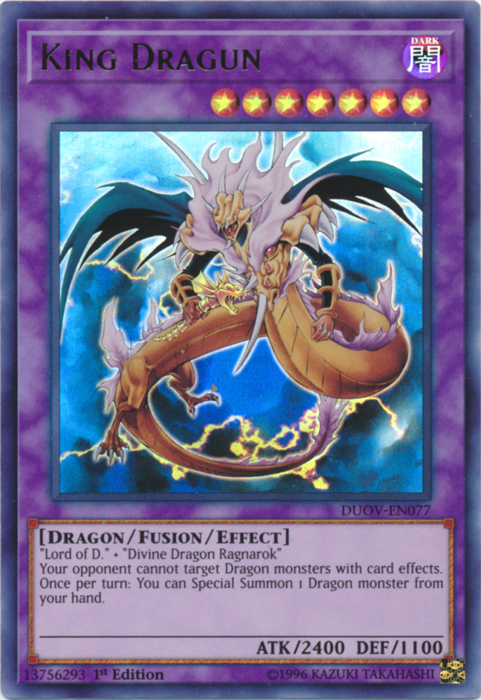 King Dragun [DUOV-EN077] Ultra Rare Yu-Gi-Oh!