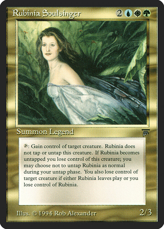 Rubinia Soulsinger [Legends] Magic: The Gathering