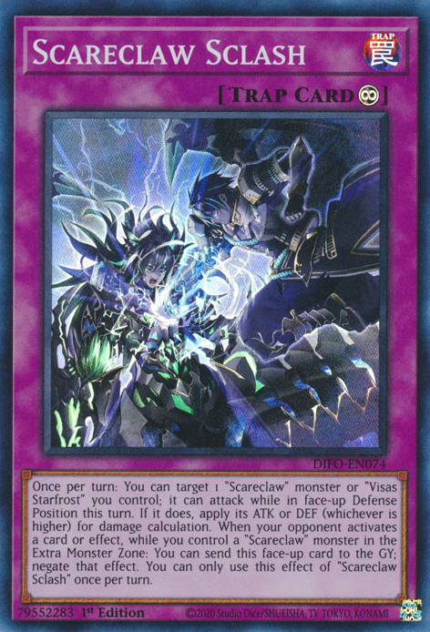 Scareclaw Sclash [DIFO-EN074] Super Rare Yu-Gi-Oh!