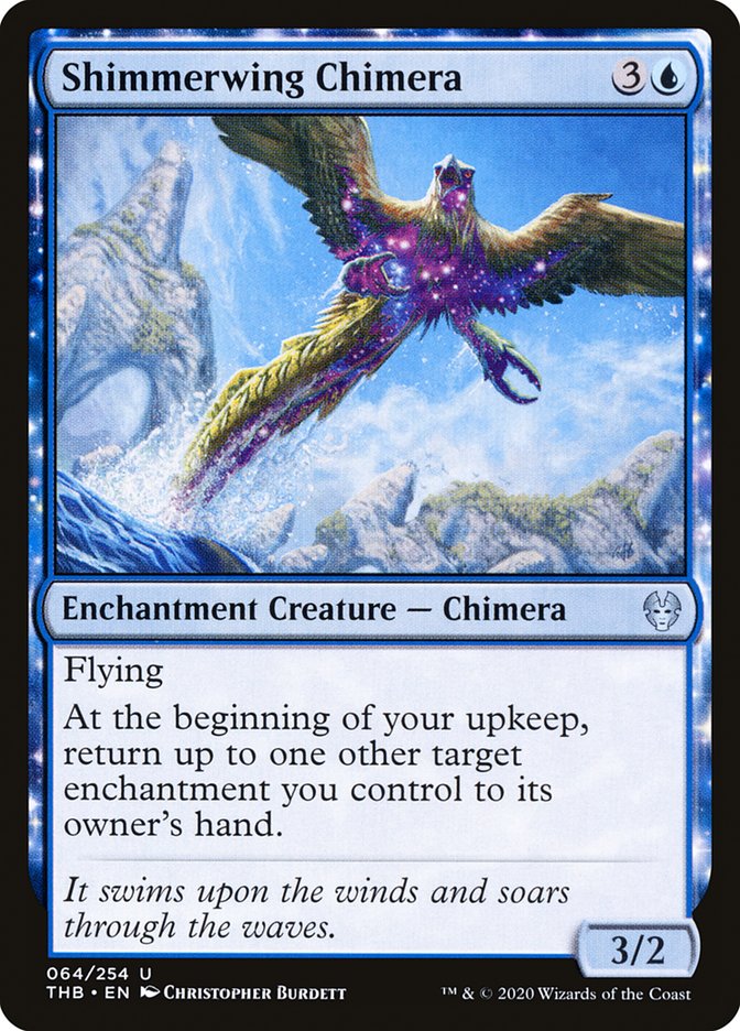 Shimmerwing Chimera [Theros Beyond Death] Magic: The Gathering
