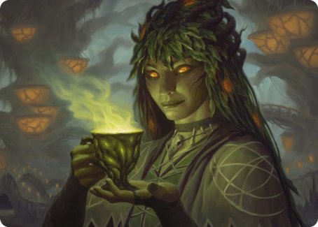 Dina, Soul Steeper Art Card [Strixhaven: School of Mages Art Series] Magic: The Gathering