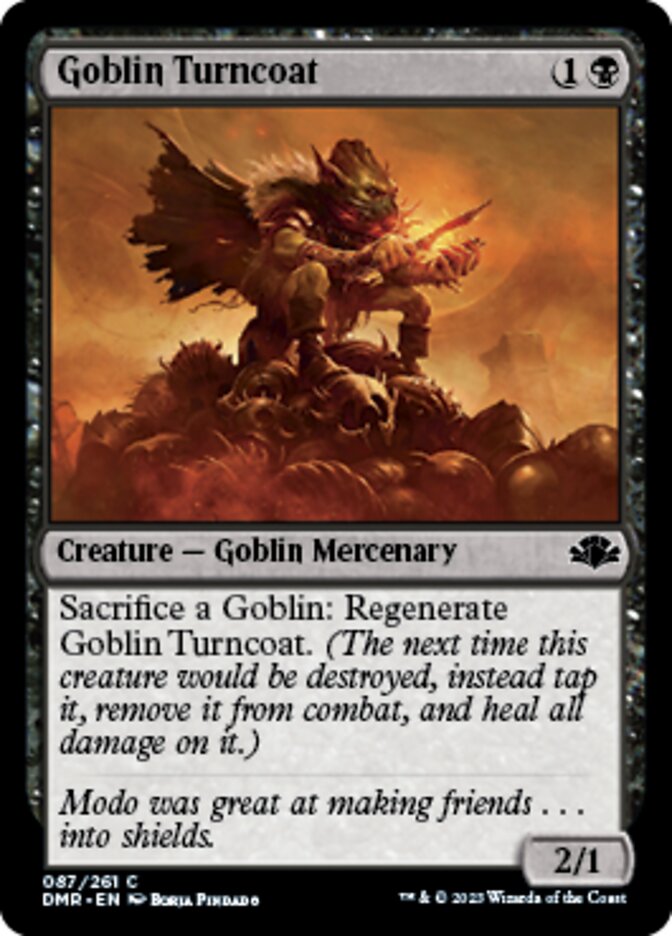 Goblin Turncoat [Dominaria Remastered] Magic: The Gathering