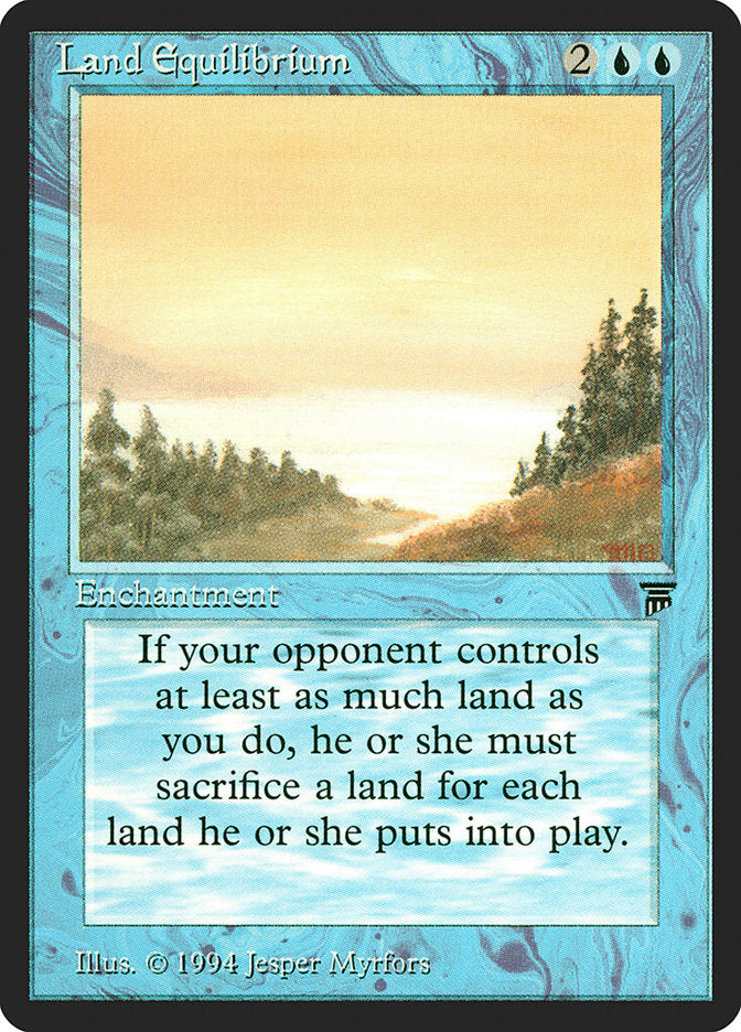 Land Equilibrium [Legends] Magic: The Gathering