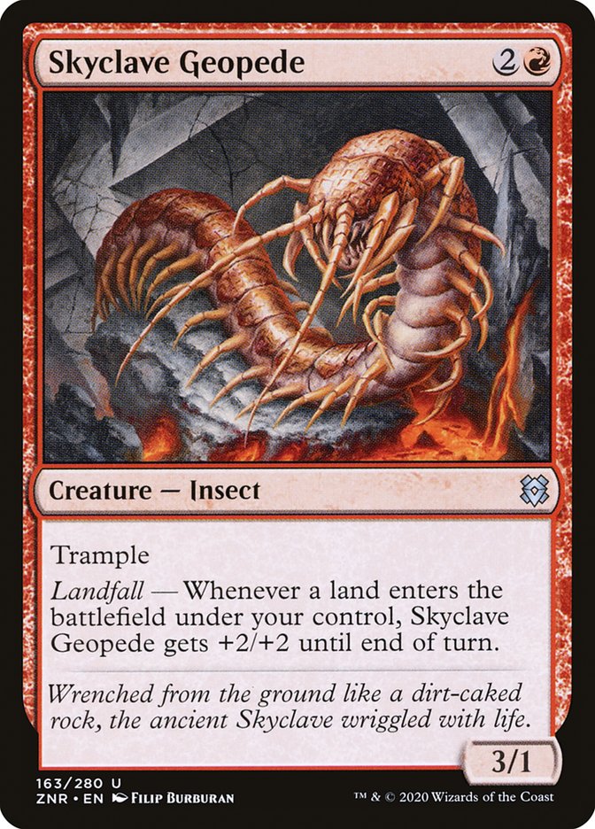 Skyclave Geopede [Zendikar Rising] Magic: The Gathering