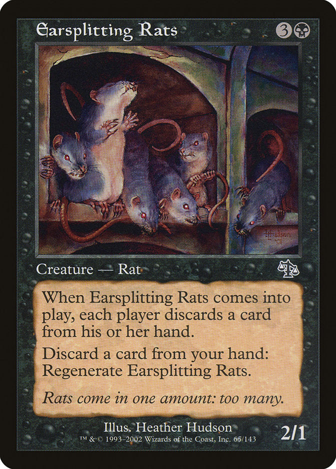 Earsplitting Rats [Judgment] Magic: The Gathering