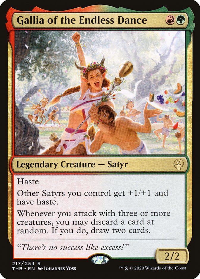 Gallia of the Endless Dance [Theros Beyond Death] Magic: The Gathering