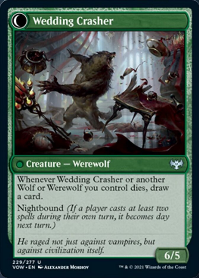 Wolfkin Outcast // Wedding Crasher [Innistrad: Crimson Vow] Magic: The Gathering