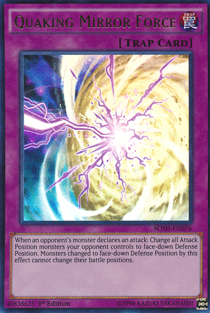 Quaking Mirror Force [BOSH-EN076] Ultra Rare Yu-Gi-Oh!
