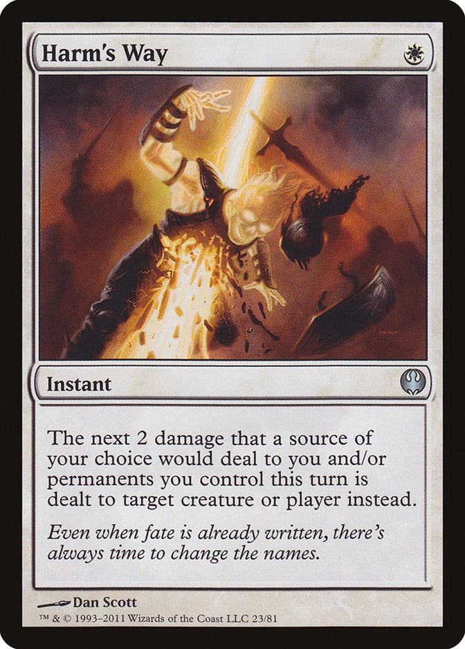 Harm's Way [Duel Decks: Knights vs. Dragons] Magic: The Gathering