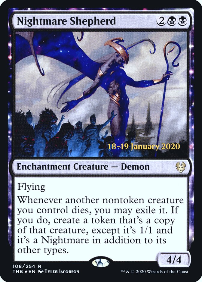 Nightmare Shepherd [Theros Beyond Death Prerelease Promos] Magic: The Gathering