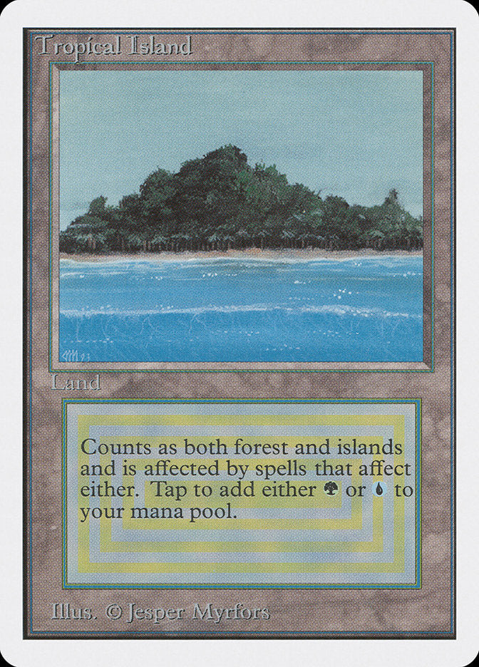 Tropical Island [Unlimited Edition] Magic: The Gathering