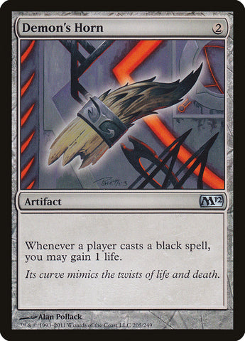 Demon's Horn [Magic 2012] Magic: The Gathering