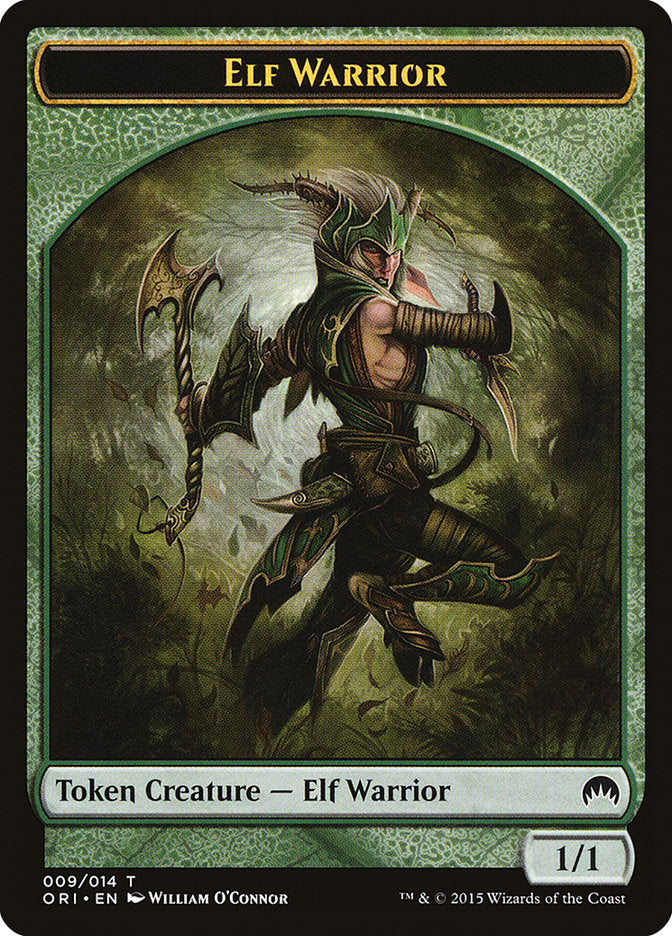 Elf Warrior Token [Magic Origins Tokens] Magic: The Gathering