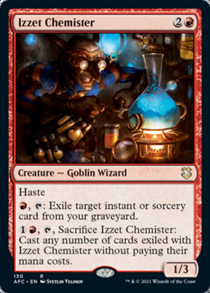 Izzet Chemister [Dungeons & Dragons: Adventures in the Forgotten Realms Commander] Magic: The Gathering