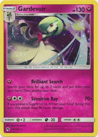Gardevoir (141/214) (Cosmos Holo) [Sun & Moon: Lost Thunder] Pokémon