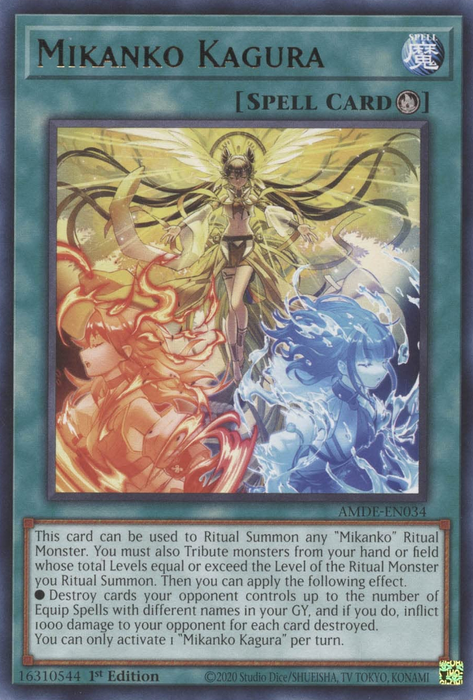 Mikanko Kagura [AMDE-EN034] Rare Yu-Gi-Oh!