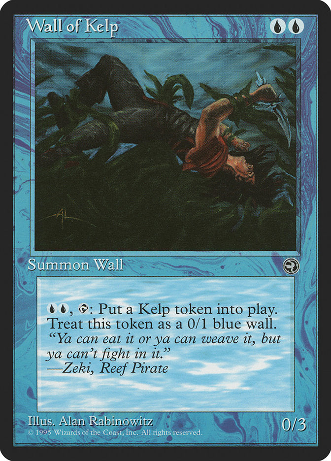 Wall of Kelp [Homelands] Magic: The Gathering