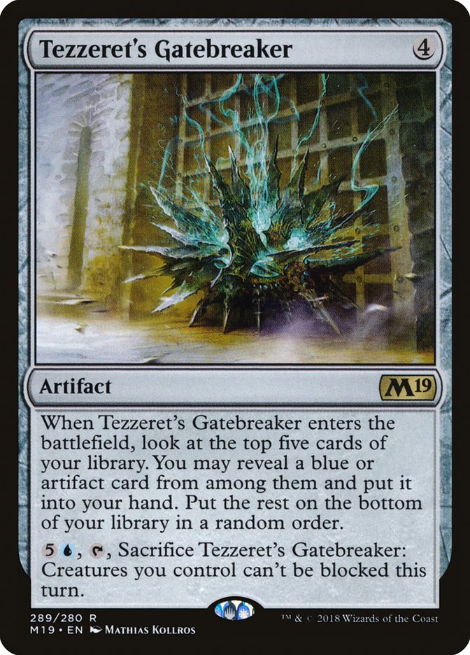 Tezzeret's Gatebreaker [Core Set 2019] Magic: The Gathering