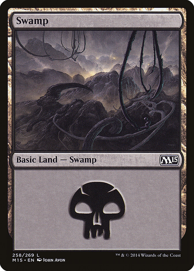 Swamp (258) [Magic 2015] Magic: The Gathering