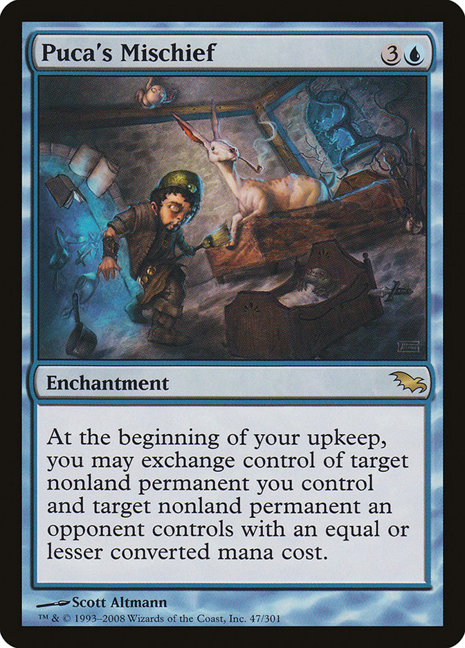 Puca's Mischief [Shadowmoor] Magic: The Gathering