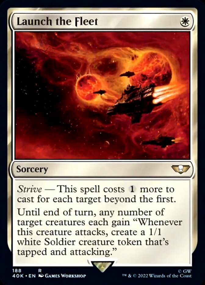 Launch the Fleet [Warhammer 40,000] Magic: The Gathering