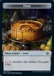Bird // Food (17) Double-Sided Token [Modern Horizons 2 Tokens] Magic: The Gathering