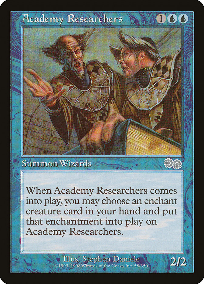 Academy Researchers [Urza's Saga] Magic: The Gathering