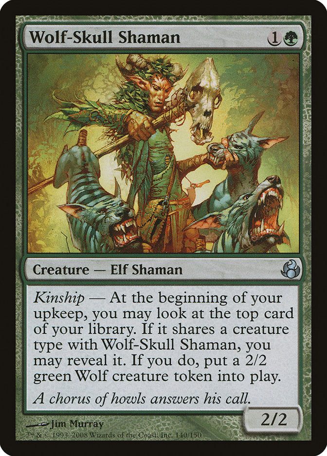 Wolf-Skull Shaman [Morningtide] Magic: The Gathering