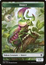 Cat // Insect Double-Sided Token [Zendikar Rising Tokens] Magic: The Gathering