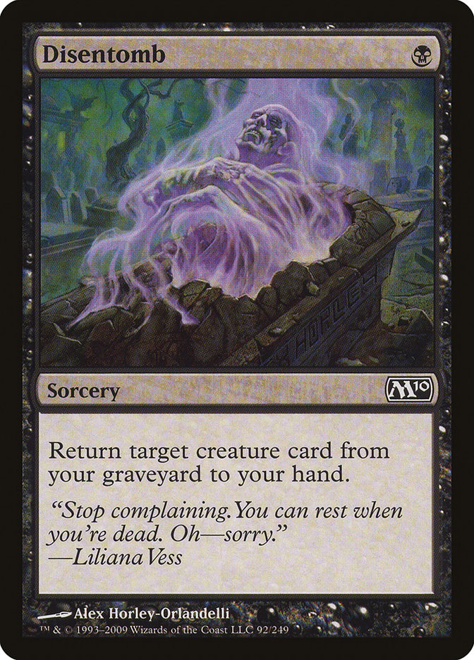 Disentomb [Magic 2010] Magic: The Gathering