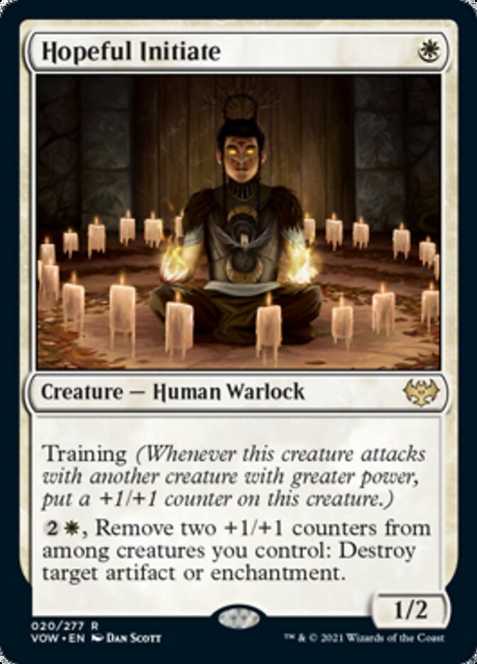 Hopeful Initiate [Innistrad: Crimson Vow] Magic: The Gathering