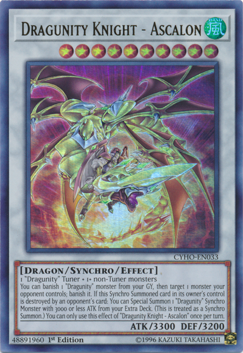 Dragunity Knight - Ascalon [CYHO-EN033] Ultra Rare Yu-Gi-Oh!