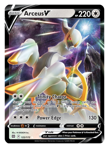 Arceus V (122/172) [Sword & Shield: Brilliant Stars] Pokémon