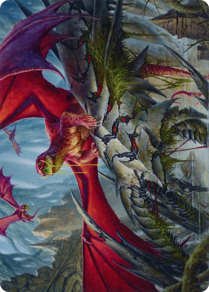 Hoarding Broodlord Art Card [March of the Machine Art Series] Magic: The Gathering