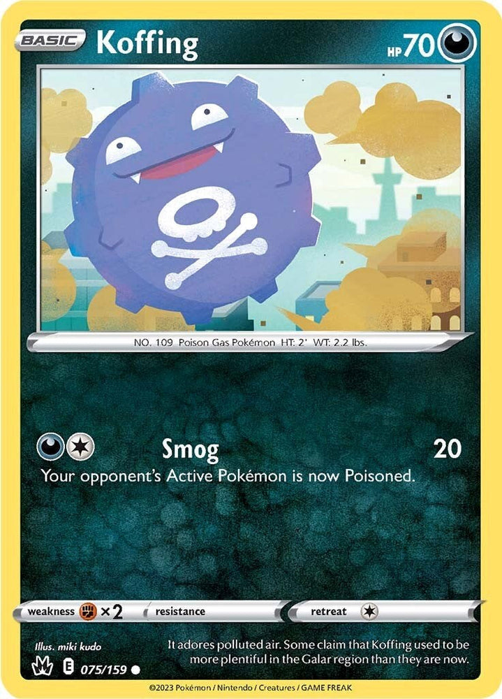 Koffing (075/159) [Sword & Shield: Crown Zenith] Pokémon