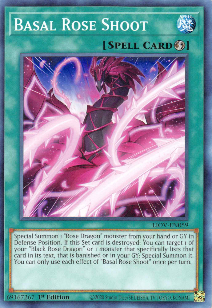 Basal Rose Shoot [LIOV-EN059] Common Yu-Gi-Oh!