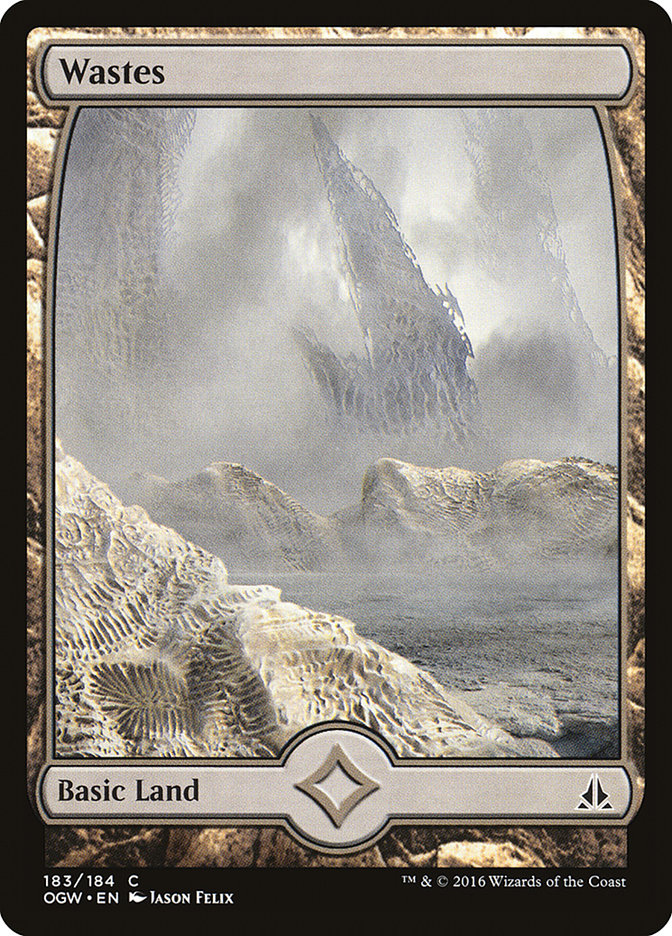 Wastes (183) (Full Art) [Oath of the Gatewatch] Magic: The Gathering