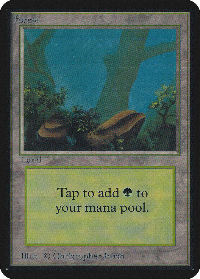 Forest (294) [Alpha Edition] Magic: The Gathering