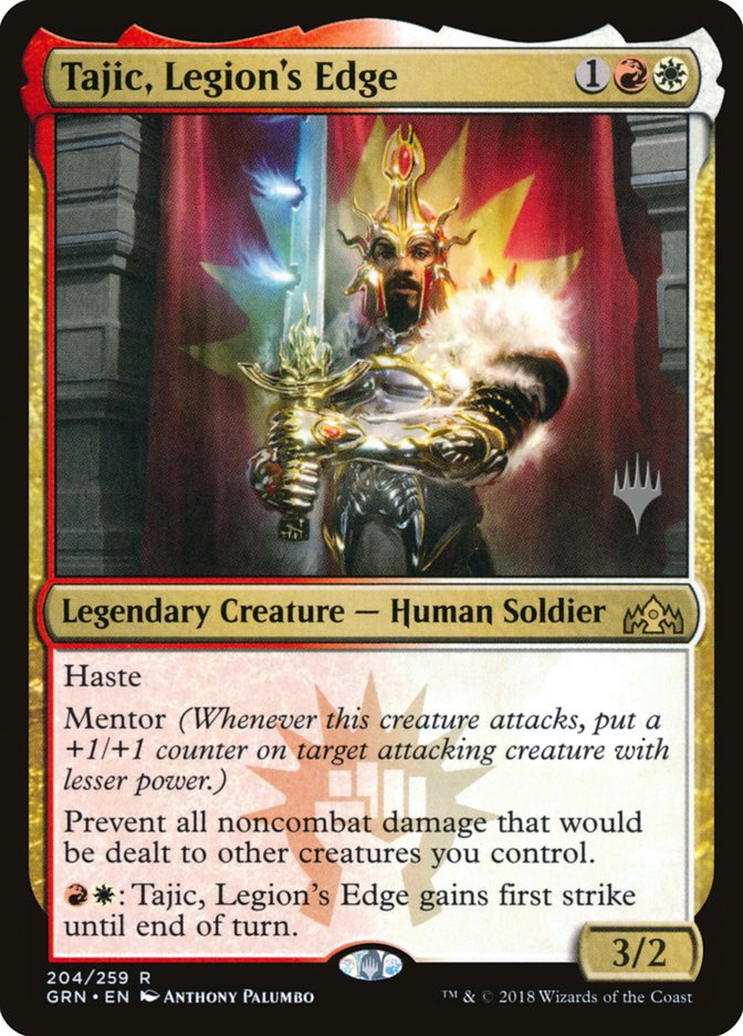 Tajic, Legion's Edge (Promo Pack) [Guilds of Ravnica Promos] Magic: The Gathering