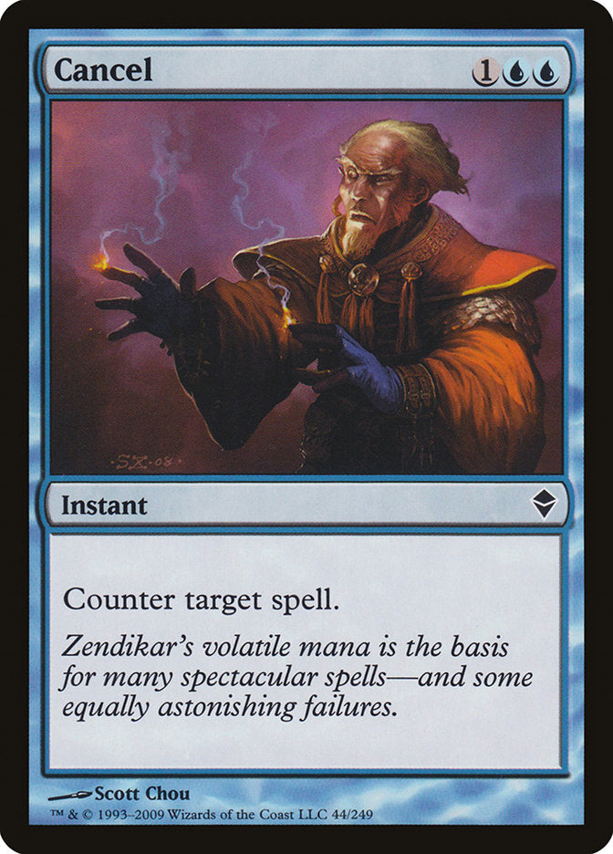 Cancel [Zendikar] Magic: The Gathering