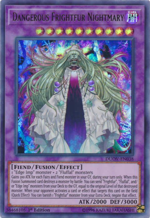 Dangerous Frightfur Nightmary [DUOV-EN038] Ultra Rare Yu-Gi-Oh!