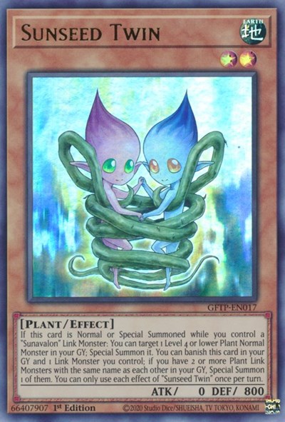 Sunseed Twin [GFTP-EN017] Ultra Rare Yu-Gi-Oh!