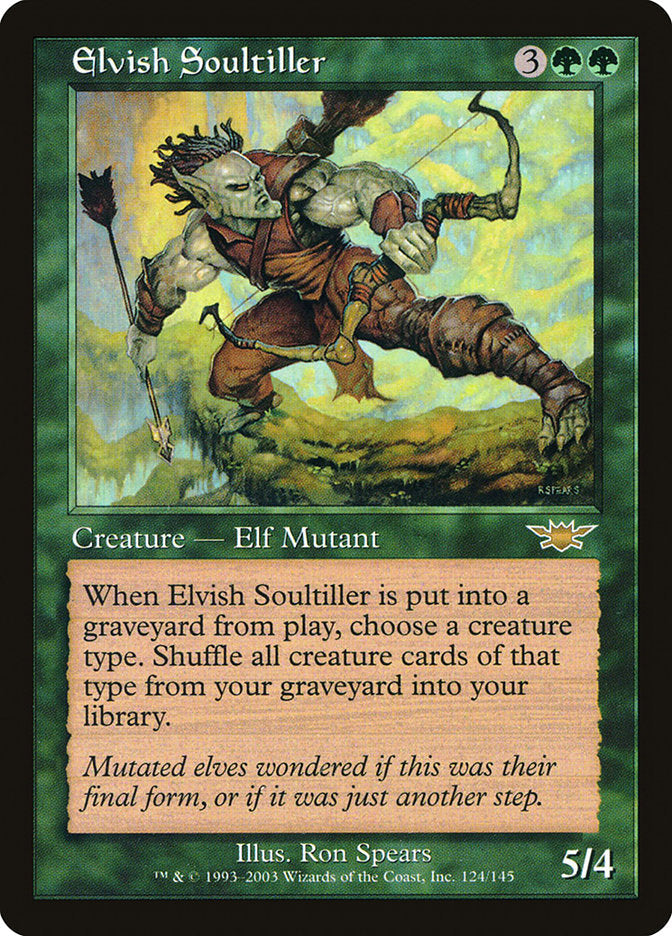 Elvish Soultiller [Legions] Magic: The Gathering