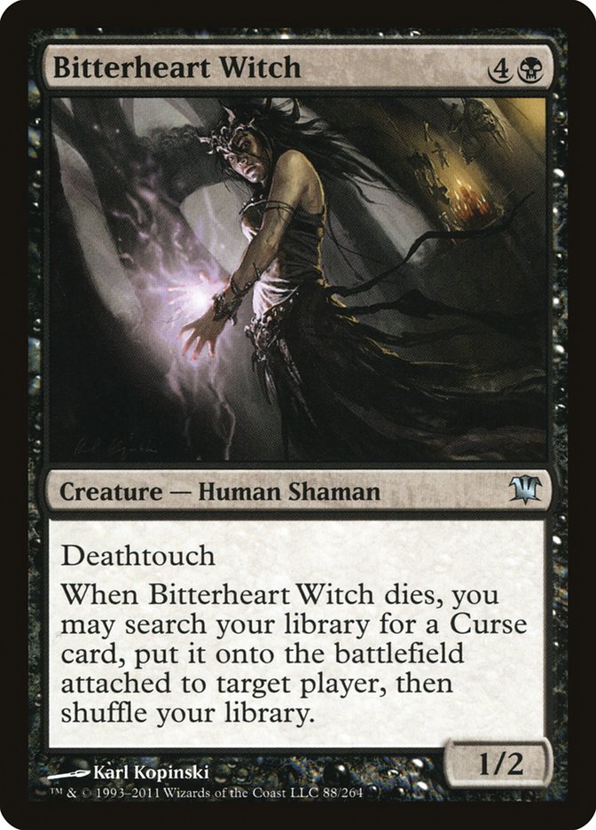 Bitterheart Witch [Innistrad] Magic: The Gathering
