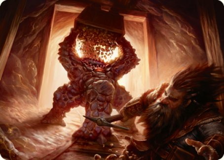 Xorn Art Card [Dungeons & Dragons: Adventures in the Forgotten Realms Art Series] Magic: The Gathering