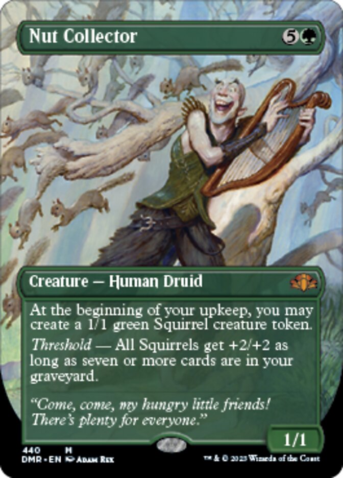 Nut Collector (Borderless Alternate Art) [Dominaria Remastered] Magic: The Gathering