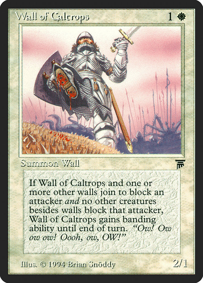 Wall of Caltrops [Legends] Magic: The Gathering