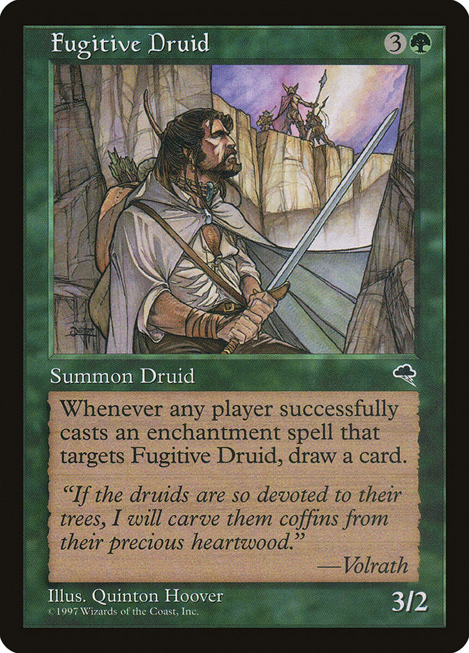 Fugitive Druid [Tempest] Magic: The Gathering