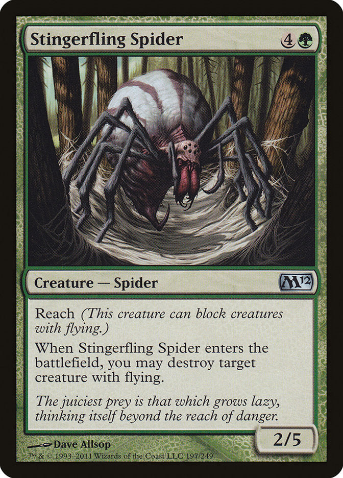 Stingerfling Spider [Magic 2012] Magic: The Gathering