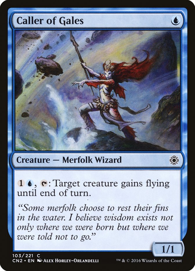 Caller of Gales [Conspiracy: Take the Crown] Magic: The Gathering